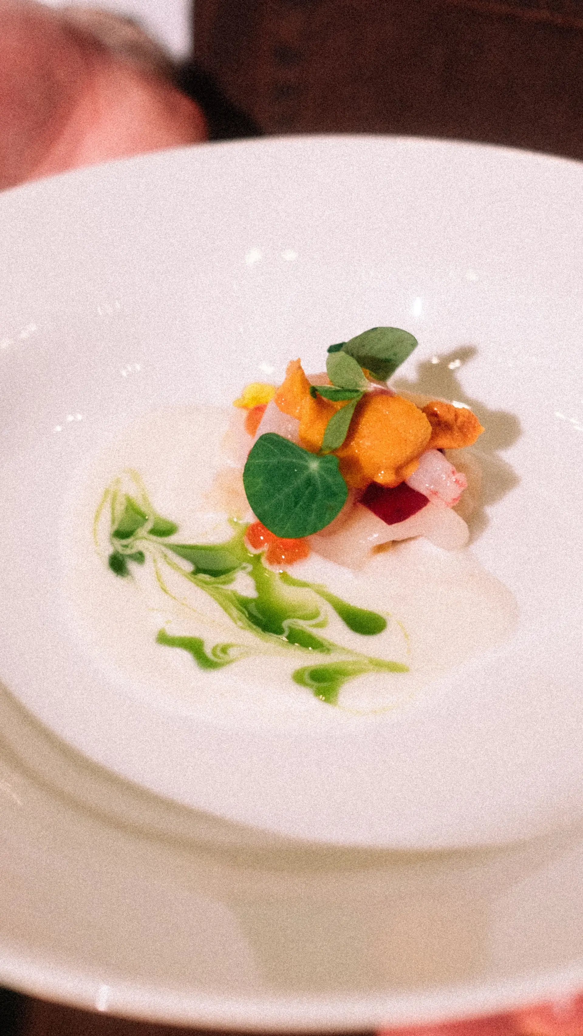 Sea urchin gourmet dish