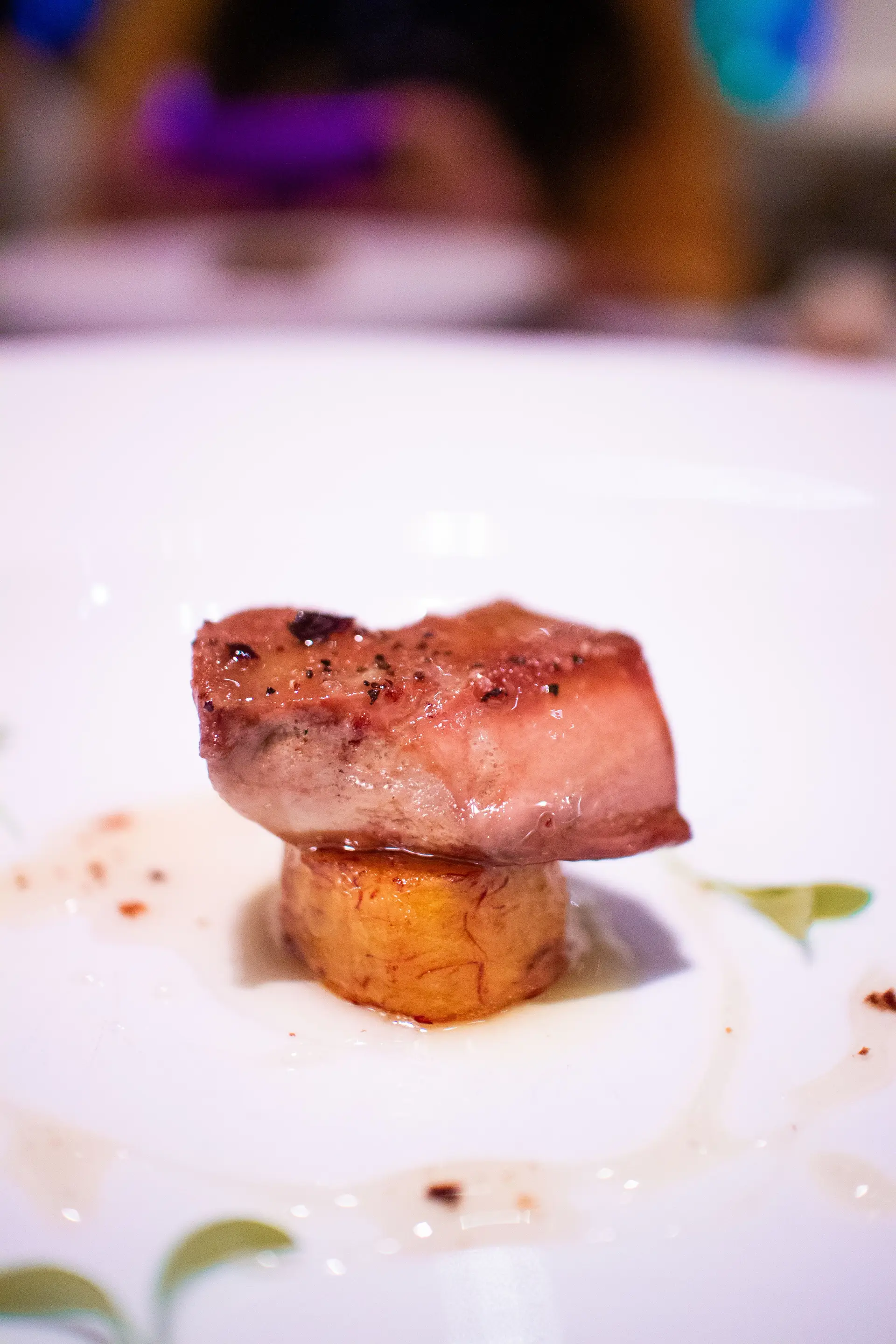 Elegantly plated gourmet dish